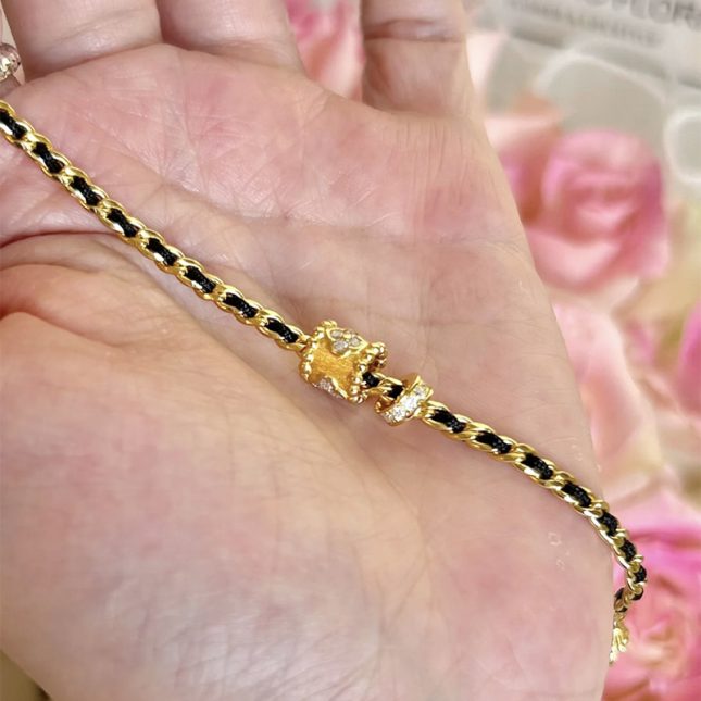 Women's S925 Silver Solid Luck Bracelet - Elegant Charm for Good Fortune - Image 3