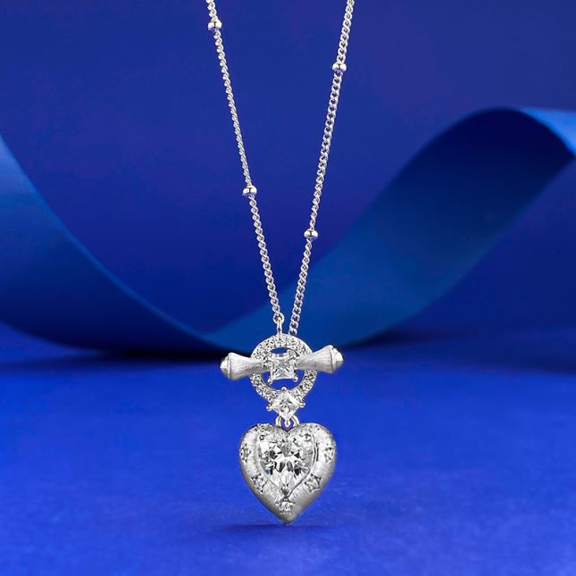 Elegant Women's S925 Silver Heart Pendant Necklace – Timeless & Chic Jewelry - Image 6