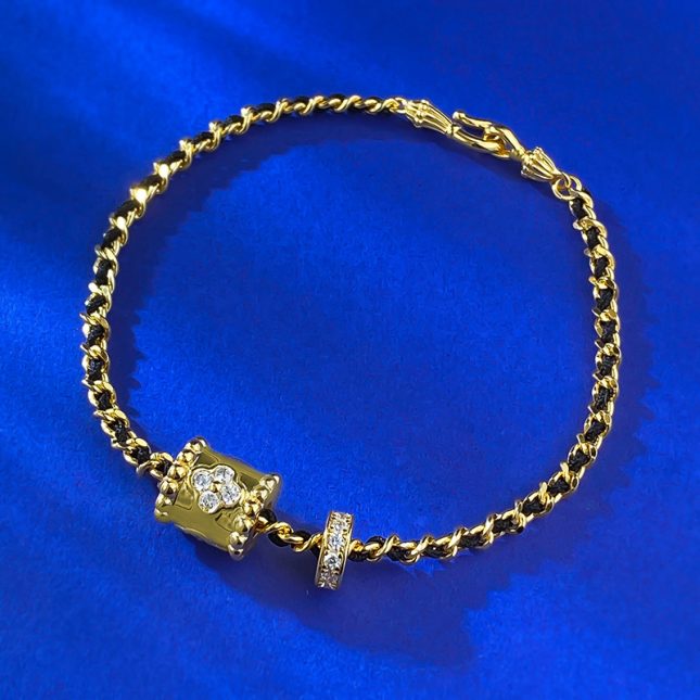Women's S925 Silver Solid Luck Bracelet - Elegant Charm for Good Fortune - Image 5