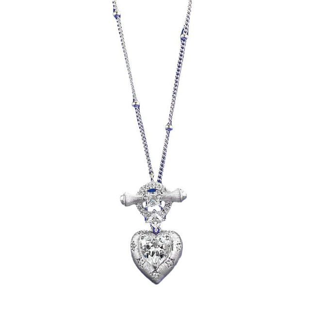 Elegant Women's S925 Silver Heart Pendant Necklace – Timeless & Chic Jewelry
